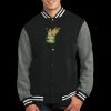 Fleece Letterman Jacket Thumbnail