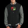 Fleece Letterman Jacket Thumbnail