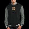 Fleece Letterman Jacket Thumbnail