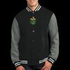 Fleece Letterman Jacket Thumbnail