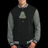 Fleece Letterman Jacket Thumbnail
