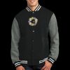 Fleece Letterman Jacket Thumbnail