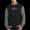Fleece Letterman Jacket Thumbnail