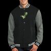 Fleece Letterman Jacket Thumbnail