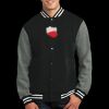 Fleece Letterman Jacket Thumbnail