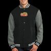 Fleece Letterman Jacket Thumbnail