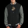 Fleece Letterman Jacket Thumbnail