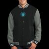 Fleece Letterman Jacket Thumbnail