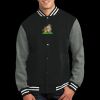 Fleece Letterman Jacket Thumbnail