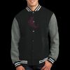 Fleece Letterman Jacket Thumbnail
