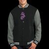Fleece Letterman Jacket Thumbnail