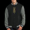 Fleece Letterman Jacket Thumbnail