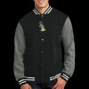 Fleece Letterman Jacket Thumbnail