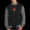 Fleece Letterman Jacket Thumbnail