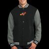 Fleece Letterman Jacket Thumbnail