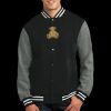 Fleece Letterman Jacket Thumbnail