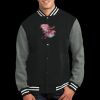 Fleece Letterman Jacket Thumbnail