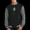 Fleece Letterman Jacket Thumbnail