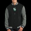 Fleece Letterman Jacket Thumbnail