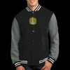 Fleece Letterman Jacket Thumbnail