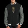 Fleece Letterman Jacket Thumbnail