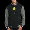 Fleece Letterman Jacket Thumbnail