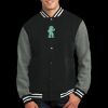 Fleece Letterman Jacket Thumbnail