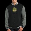 Fleece Letterman Jacket Thumbnail