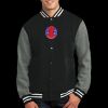 Fleece Letterman Jacket Thumbnail
