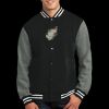 Fleece Letterman Jacket Thumbnail