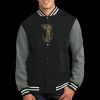 Fleece Letterman Jacket Thumbnail