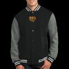 Fleece Letterman Jacket Thumbnail