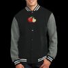 Fleece Letterman Jacket Thumbnail