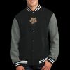 Fleece Letterman Jacket Thumbnail