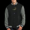 Fleece Letterman Jacket Thumbnail