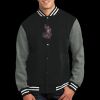 Fleece Letterman Jacket Thumbnail