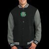 Fleece Letterman Jacket Thumbnail
