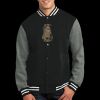 Fleece Letterman Jacket Thumbnail