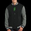 Fleece Letterman Jacket Thumbnail