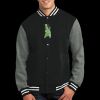 Fleece Letterman Jacket Thumbnail