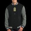 Fleece Letterman Jacket Thumbnail