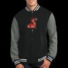 Fleece Letterman Jacket Thumbnail
