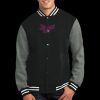 Fleece Letterman Jacket Thumbnail