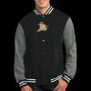 Fleece Letterman Jacket Thumbnail