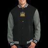 Fleece Letterman Jacket Thumbnail