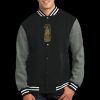 Fleece Letterman Jacket Thumbnail