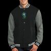 Fleece Letterman Jacket Thumbnail