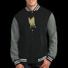 Fleece Letterman Jacket Thumbnail