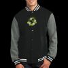 Fleece Letterman Jacket Thumbnail