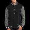 Fleece Letterman Jacket Thumbnail